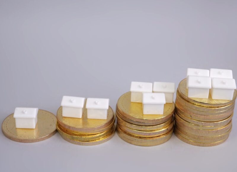 prikaz novčića i kuće na njima